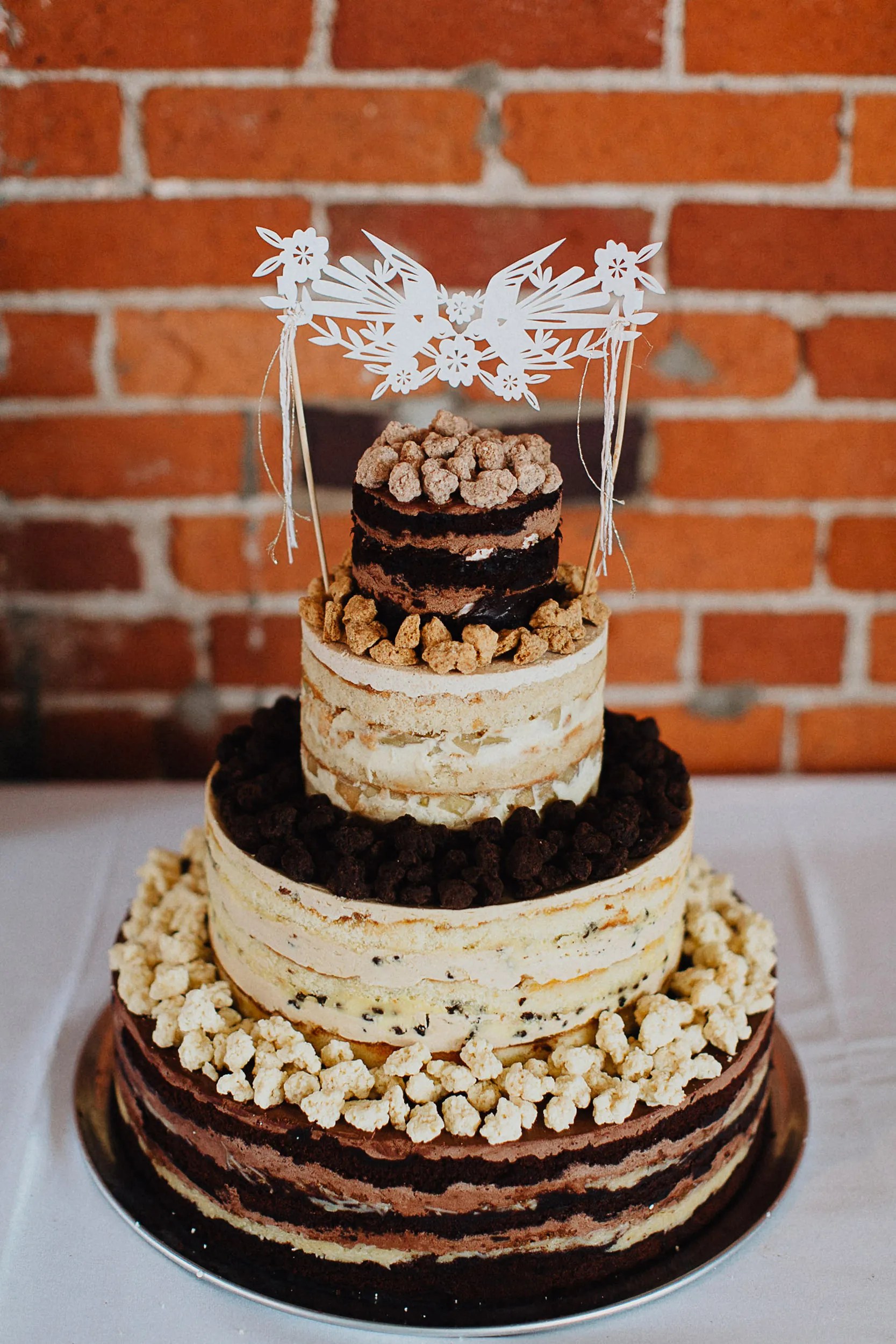 Ashley lynn photography is a dayton wedding, senior and family photographer. Momofuku Milk Bar Wedding Cake