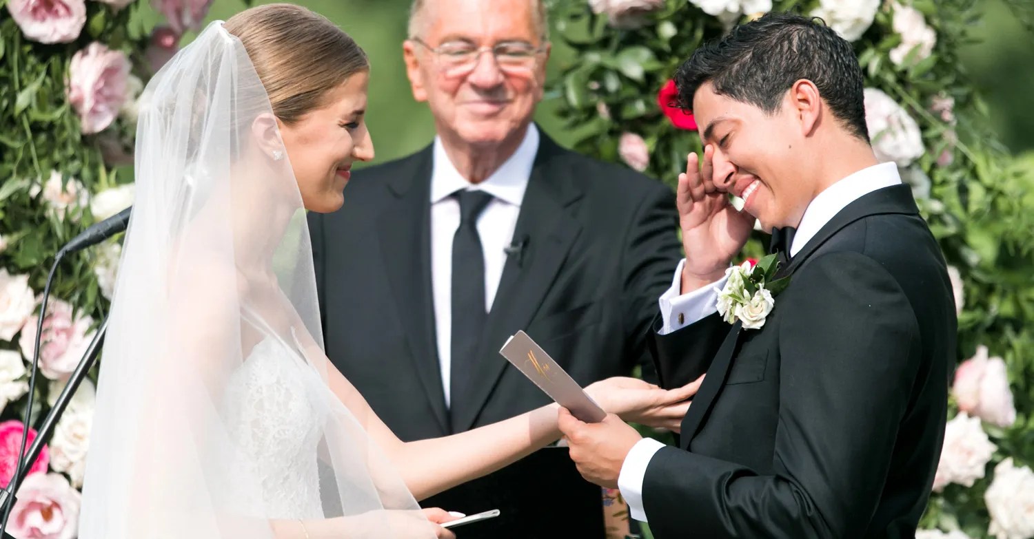 Browse our curated selections and then add them into your own vows to get your guests giggling. The Best Real Wedding Vow Examples to Inspire Your Own