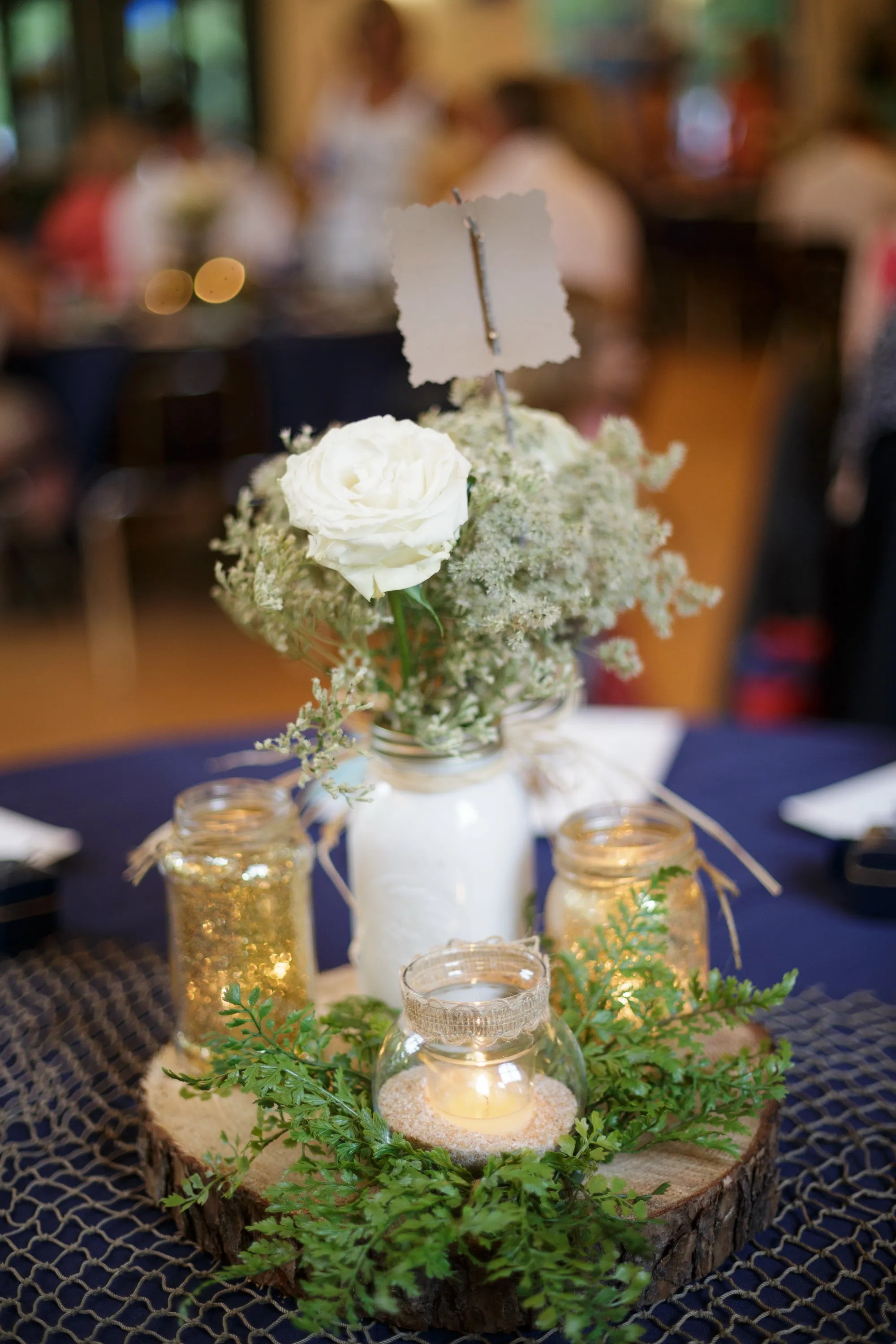 Today, more than ever, people are embracing their cultural roots and exploring their ancestry in great detail. White Rose and Baby's Breath Mason Jar Centerpiece