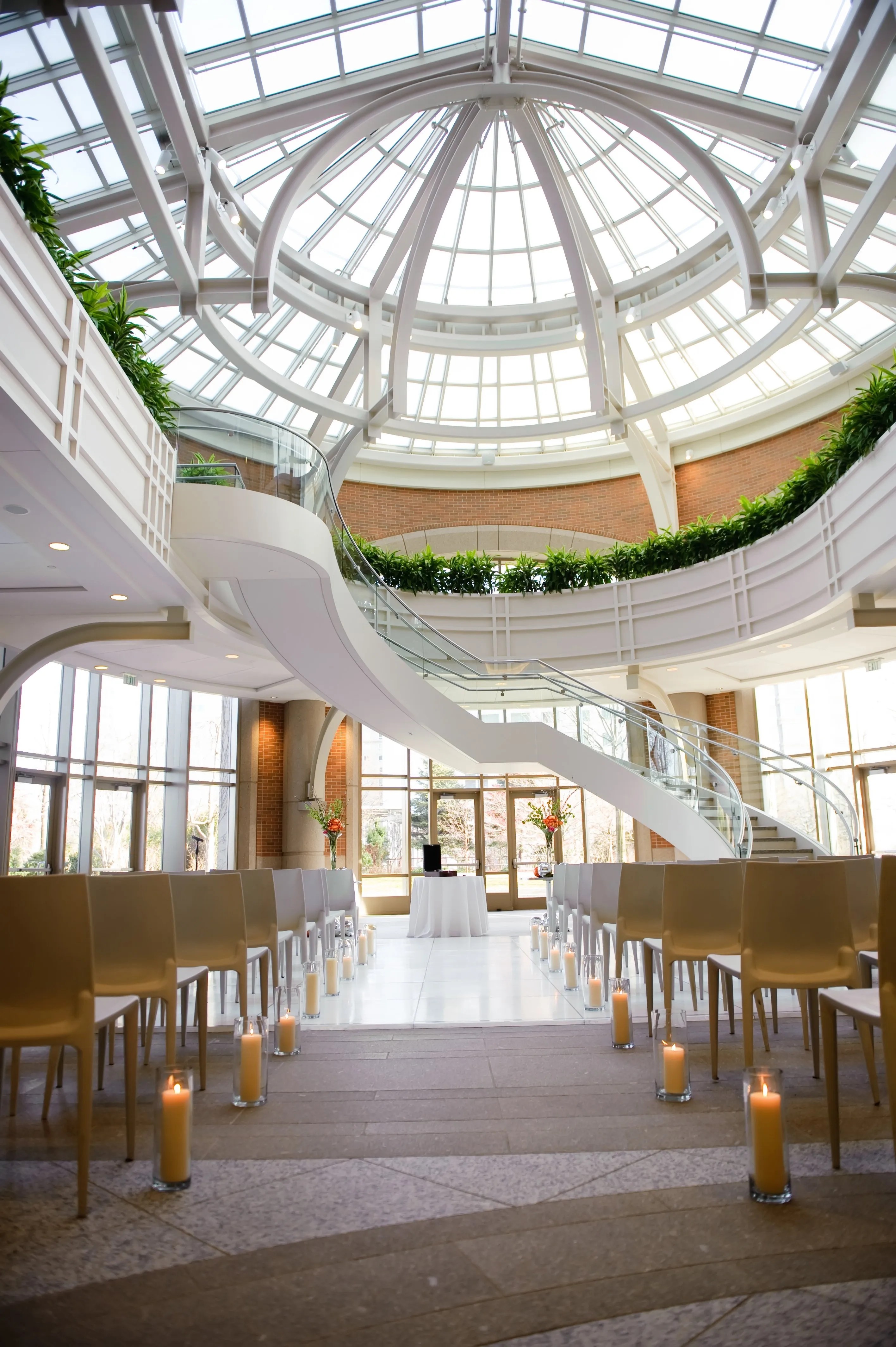 The lookout lodge is an ideal venue for winter weddings with an outdoor fireplace and complete central . Seaport East Wintergarden Atrium