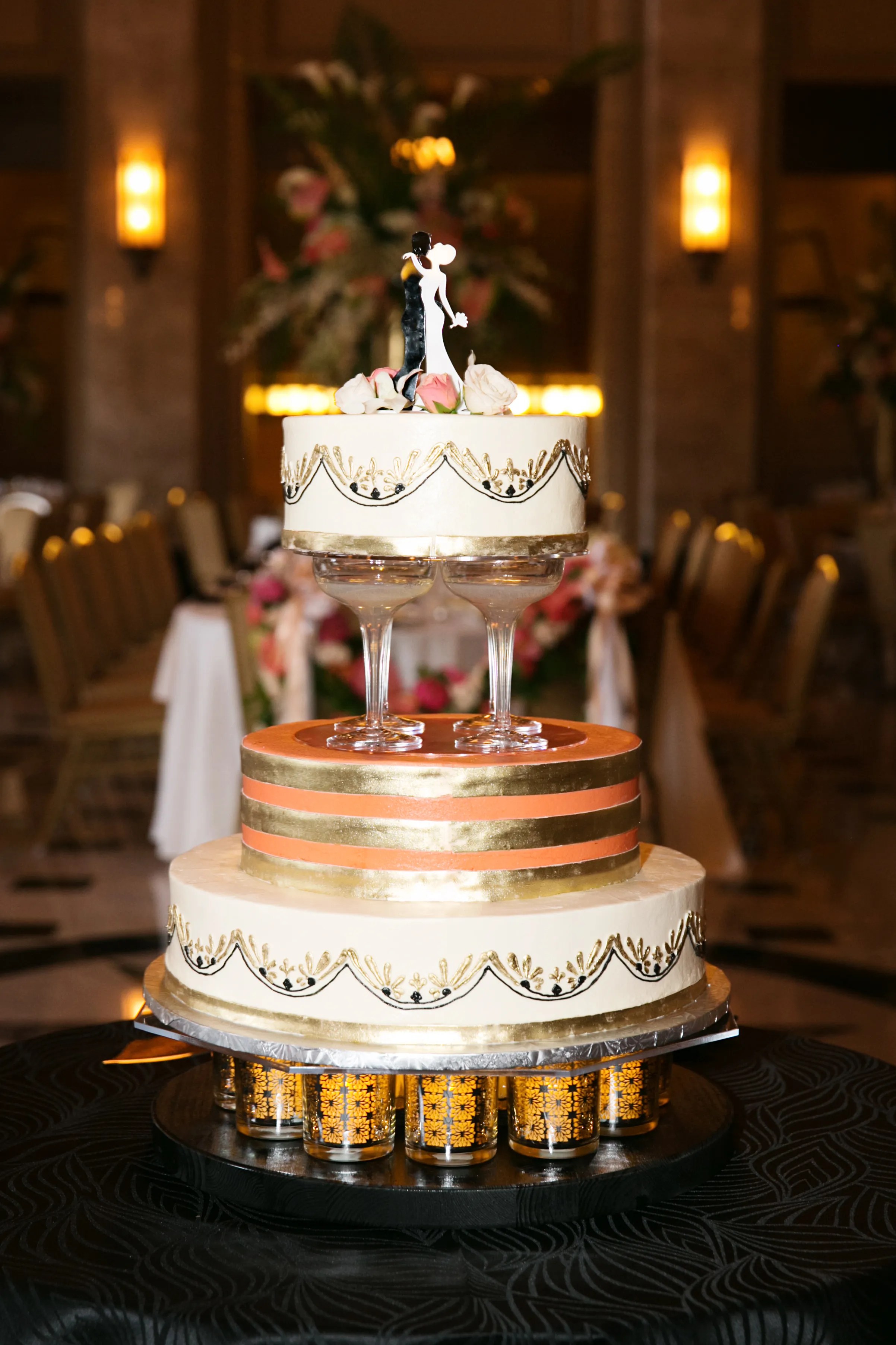 It is one of the leading asian and indian wedding venues in leeds. Gatsby-Inspired Wedding Cake