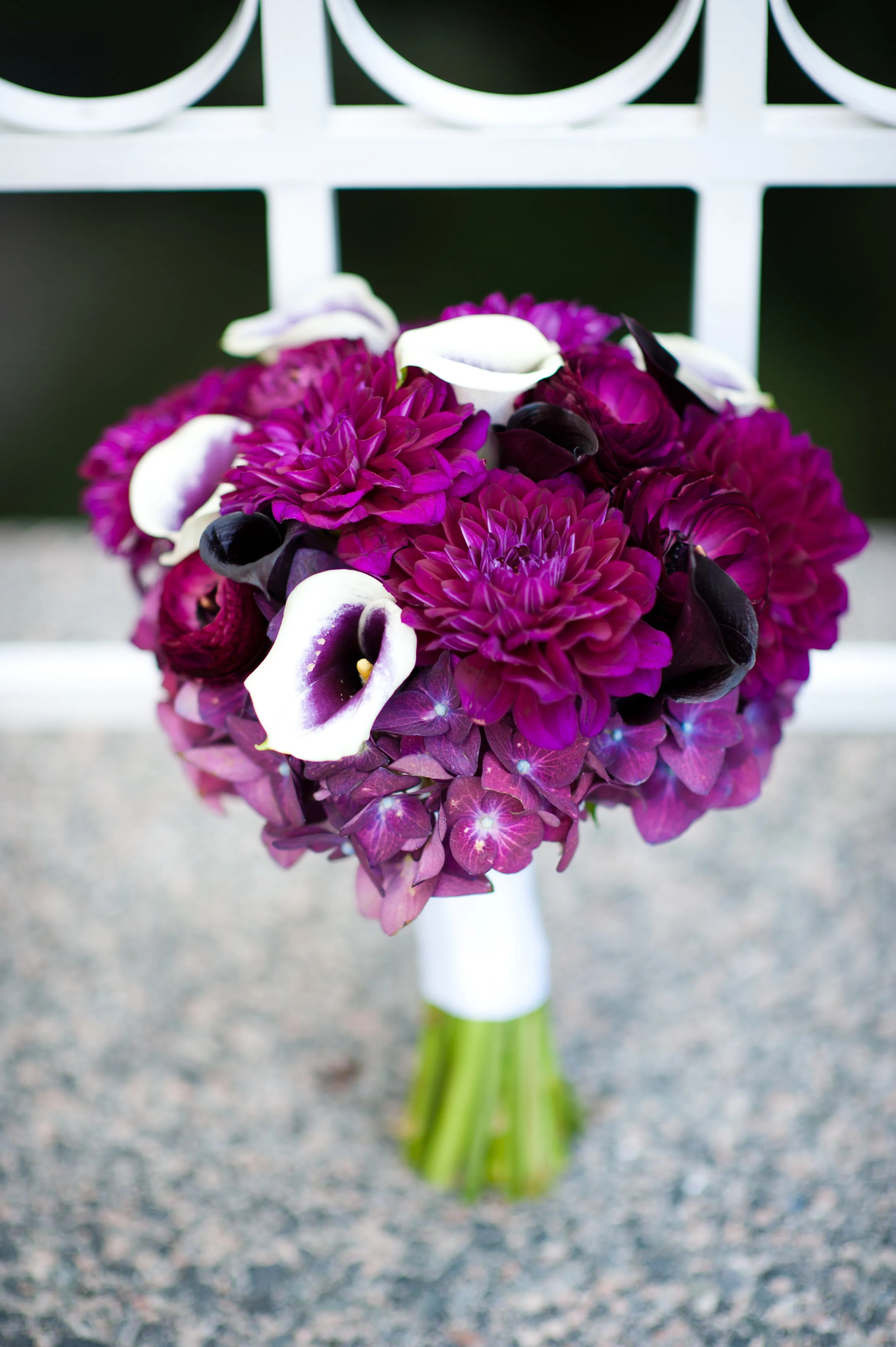 Follow these simple tips for buying jewelry online to get the. Mixed Deep Purple Wedding Bouquet