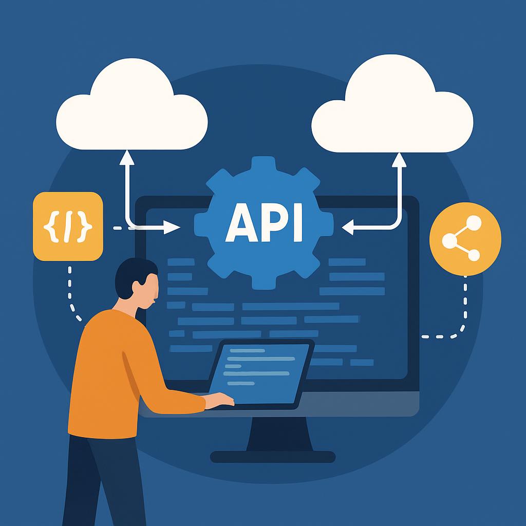 APIs connect different software systems, allowing data exchange and interoperability between them.