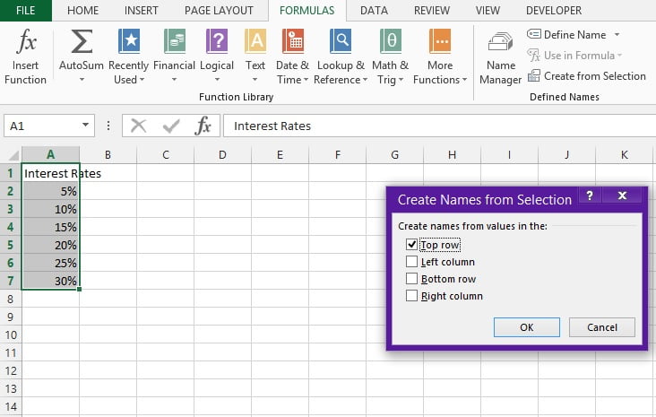 ComboBox from Excel Form Control