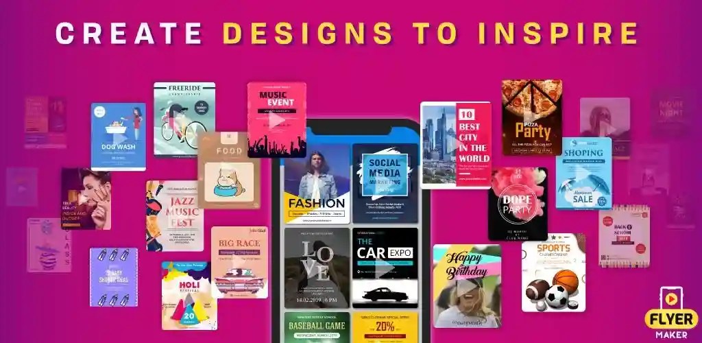 Video Flyer Maker, Ad Creator Mod-1