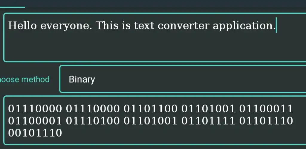 Text Converter Encoder Decoder Mod-1