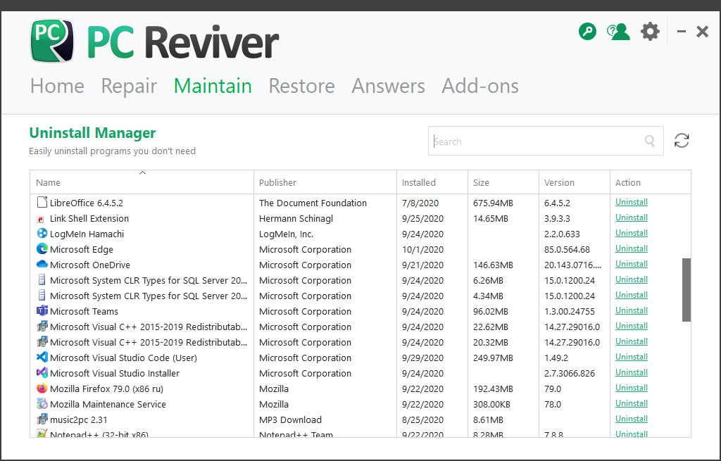 ReviverSoft PC Reviver 1