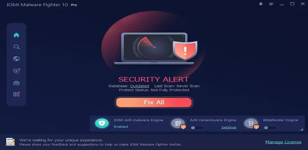 IObit Malware Fighter Pro 1