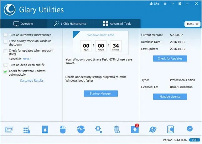 Glary Utilities PRO + Portable (Full Version) 1