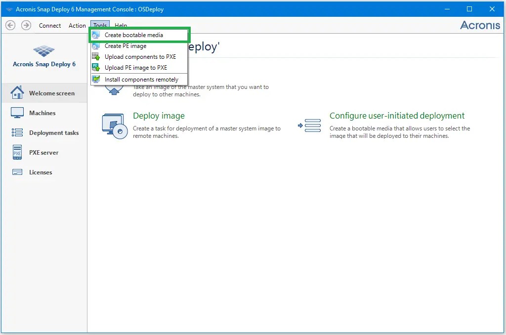 Acronis Snap Deploy Update 1 BootCD 1