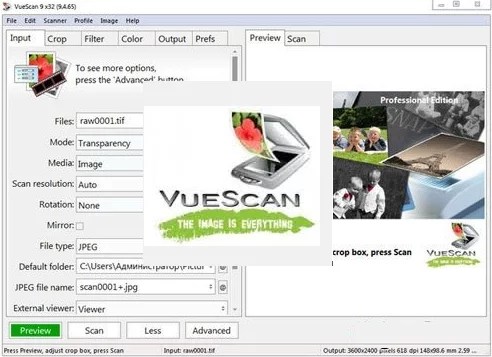 VueScan Pro 1