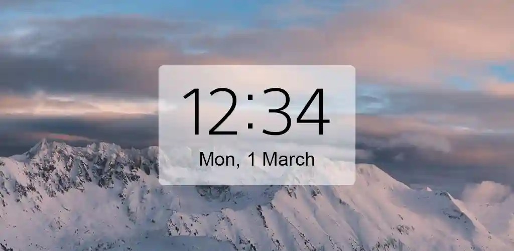 Digital Clock & Weather Widget Mod-1