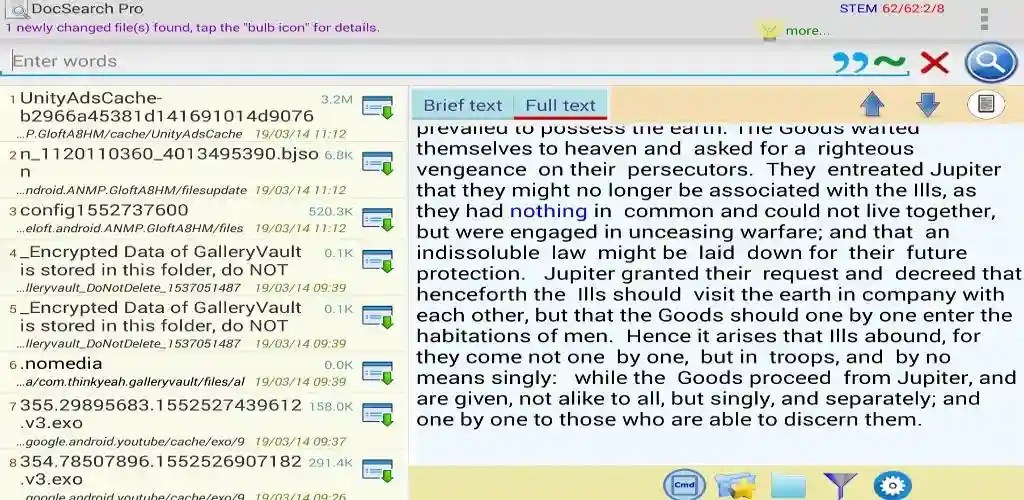 DocSearch+ Search File Content Mod-1