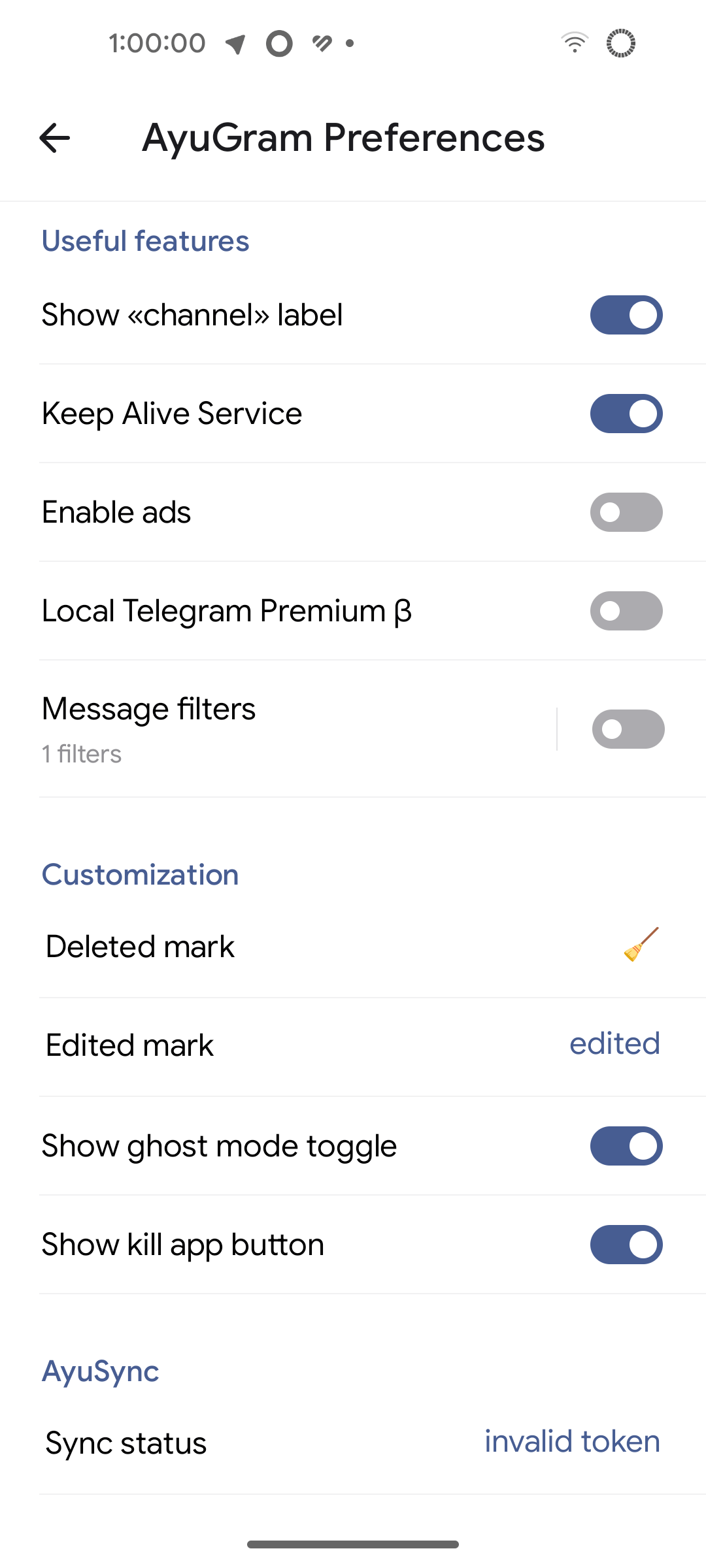 AyuGram (Telegram Client) MOD APK (No Ads, Optimized) 2