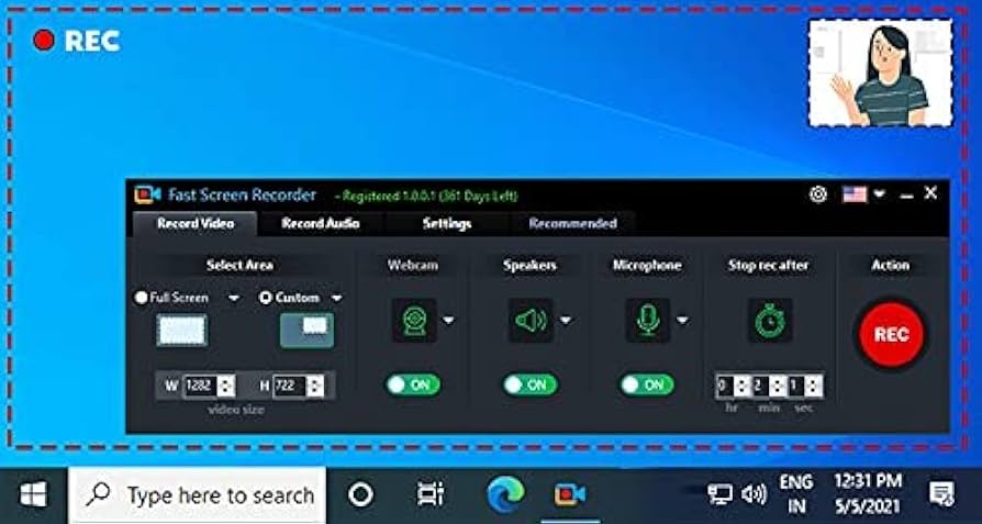 Fast Screen Recorder Full Version + Portable 1