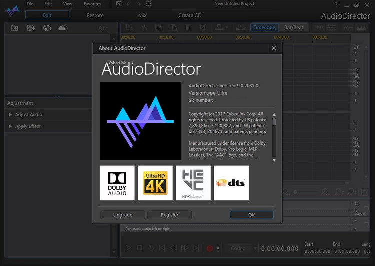 CyberLink AudioDirector Ultra 2026 with Crack 1