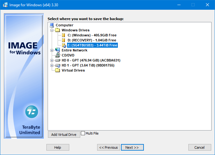 TeraByte Drive Image Backup & Restore Suite 1