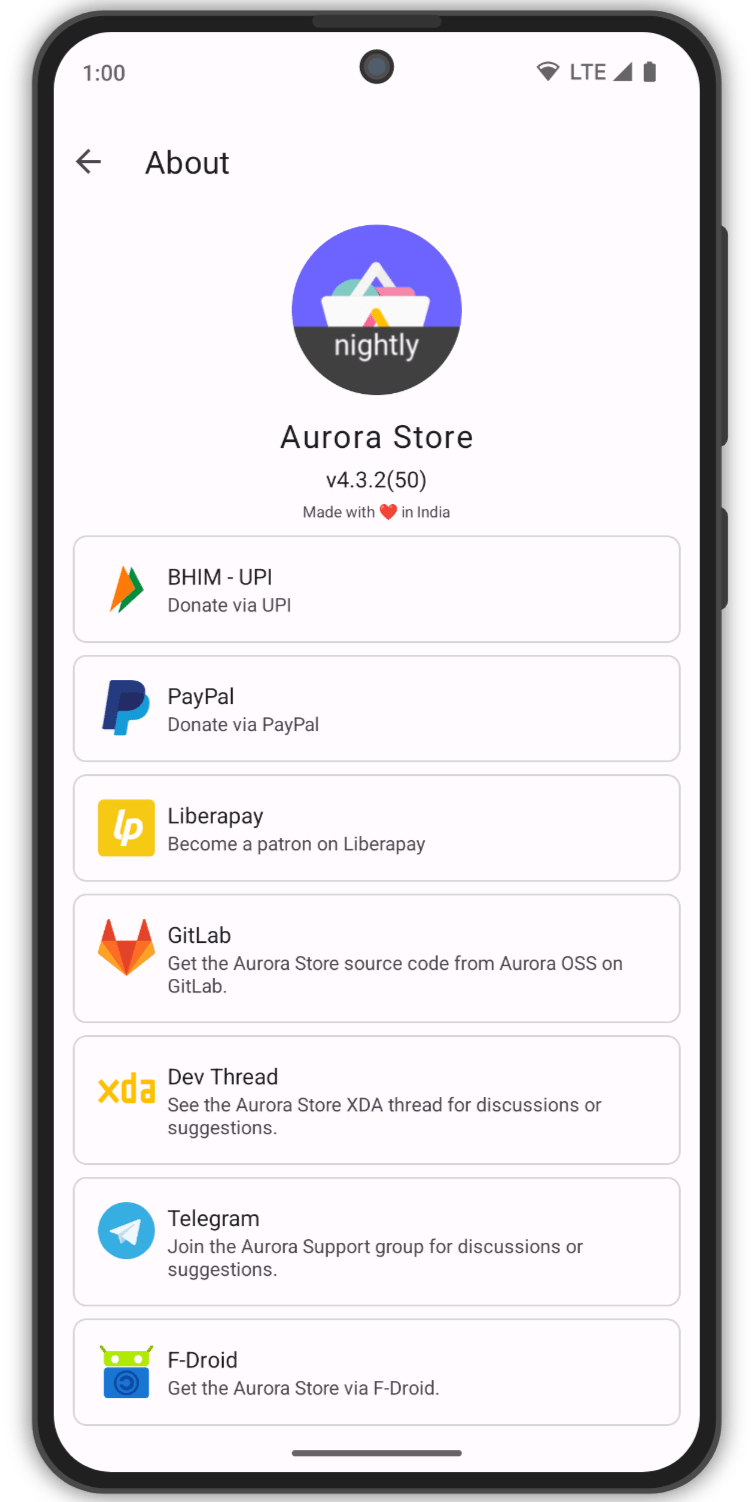 Aurora Store MOD APK (No Ads, Optimized) 4