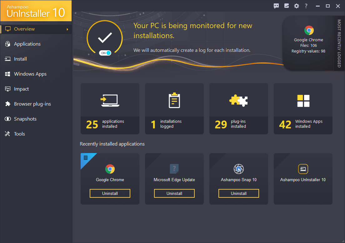 Ashampoo UnInstaller Full Version 1
