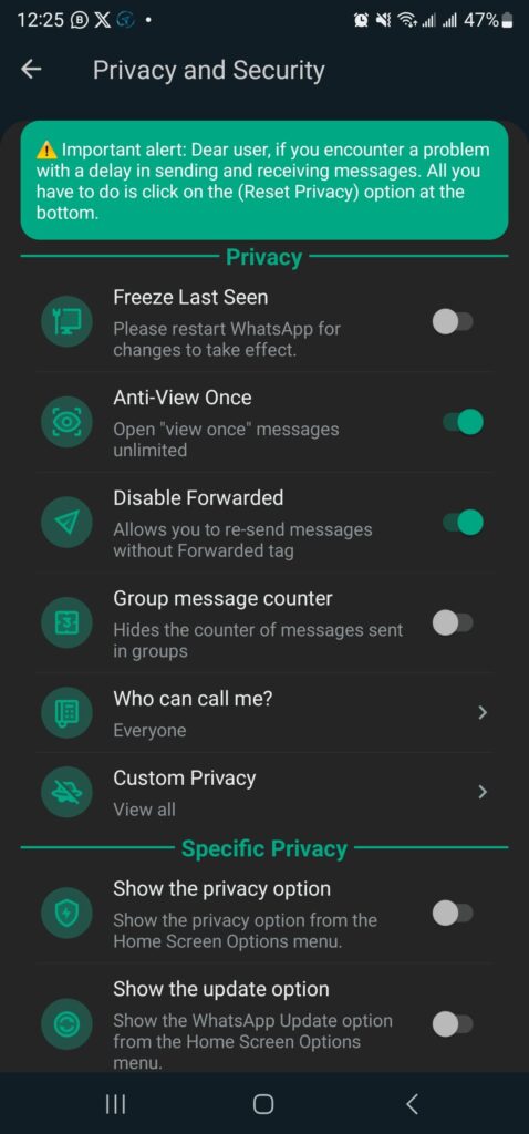 JTWhatsApp JiMODs MOD APK (Premium Features) 5