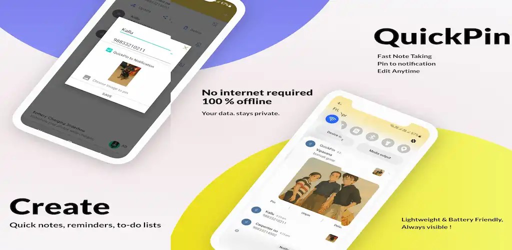 QuickPin - Fast Notes Reminder