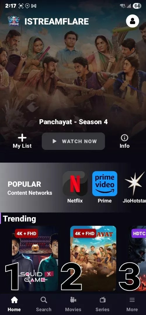 iStreamFlare MOD APK (Premium Unlocked) 1