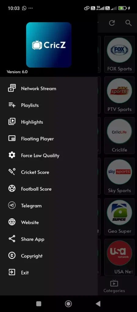 CricZ TV 1