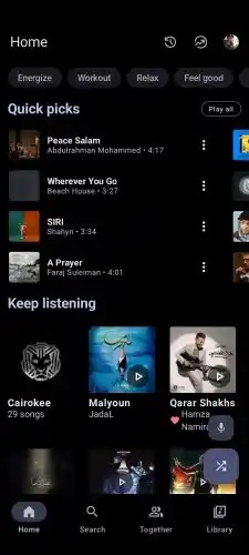 Meld (Spotify – YouTube Music Client) 1