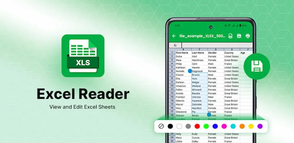 Excel Reader