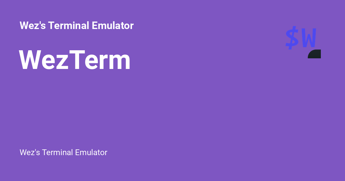 WezTerm emulator for Android – Download APK Terminal App
