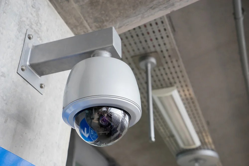 security camera in store