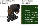 Interactive Physics Horizontal Projectiles Regents Physics