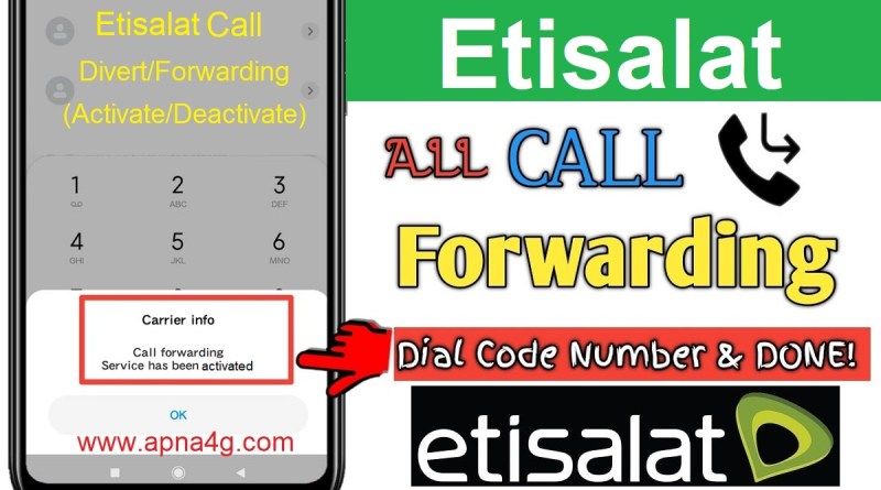 Etisalat Call Divert Code