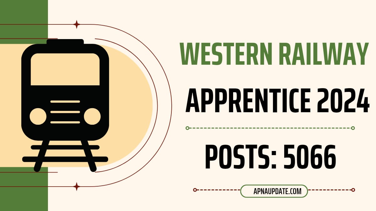 RRC Western Railway Apprentice Bharti 2024