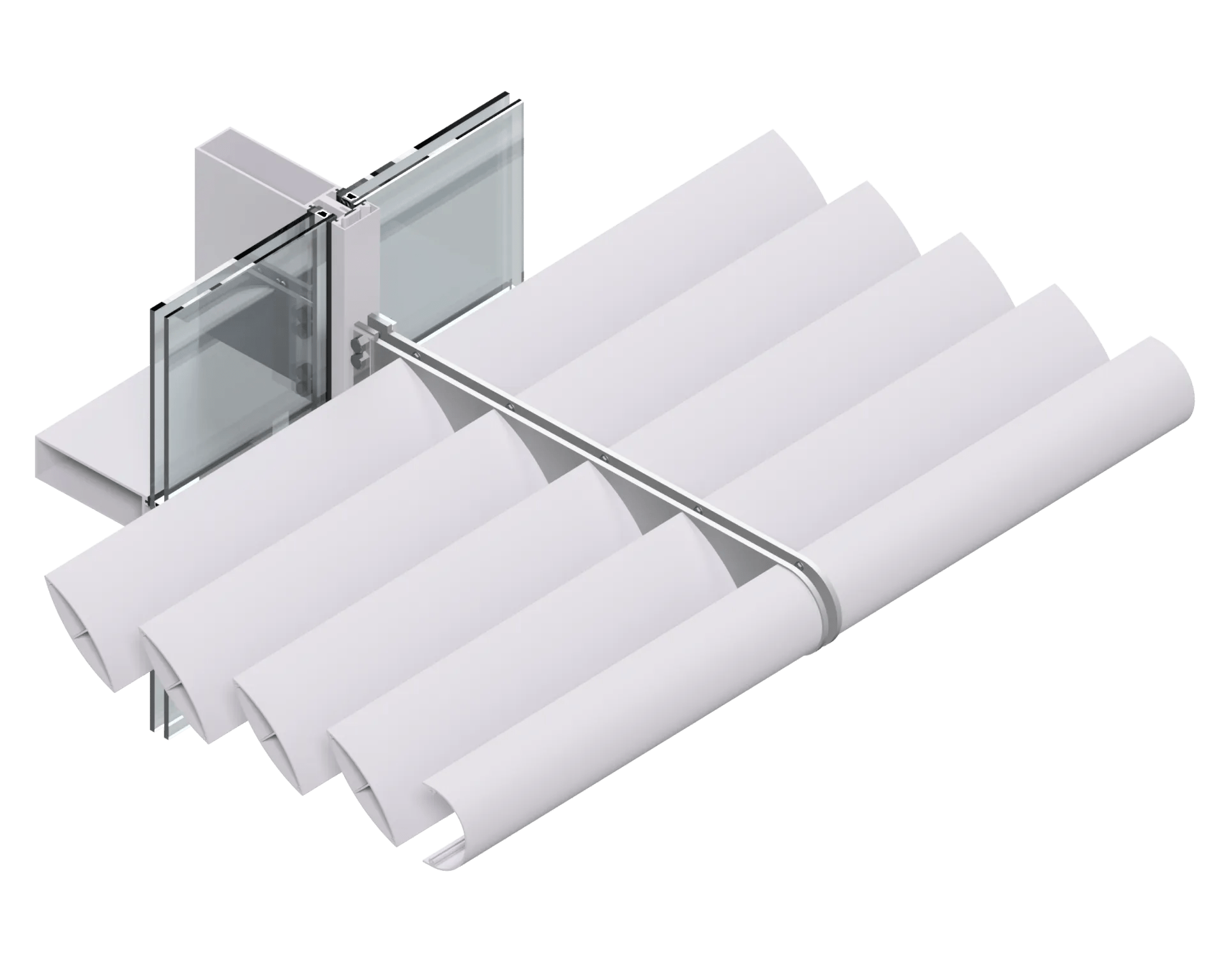 MaxBlock® Z-Blade Sun Shade - Apogee Architectural Metals