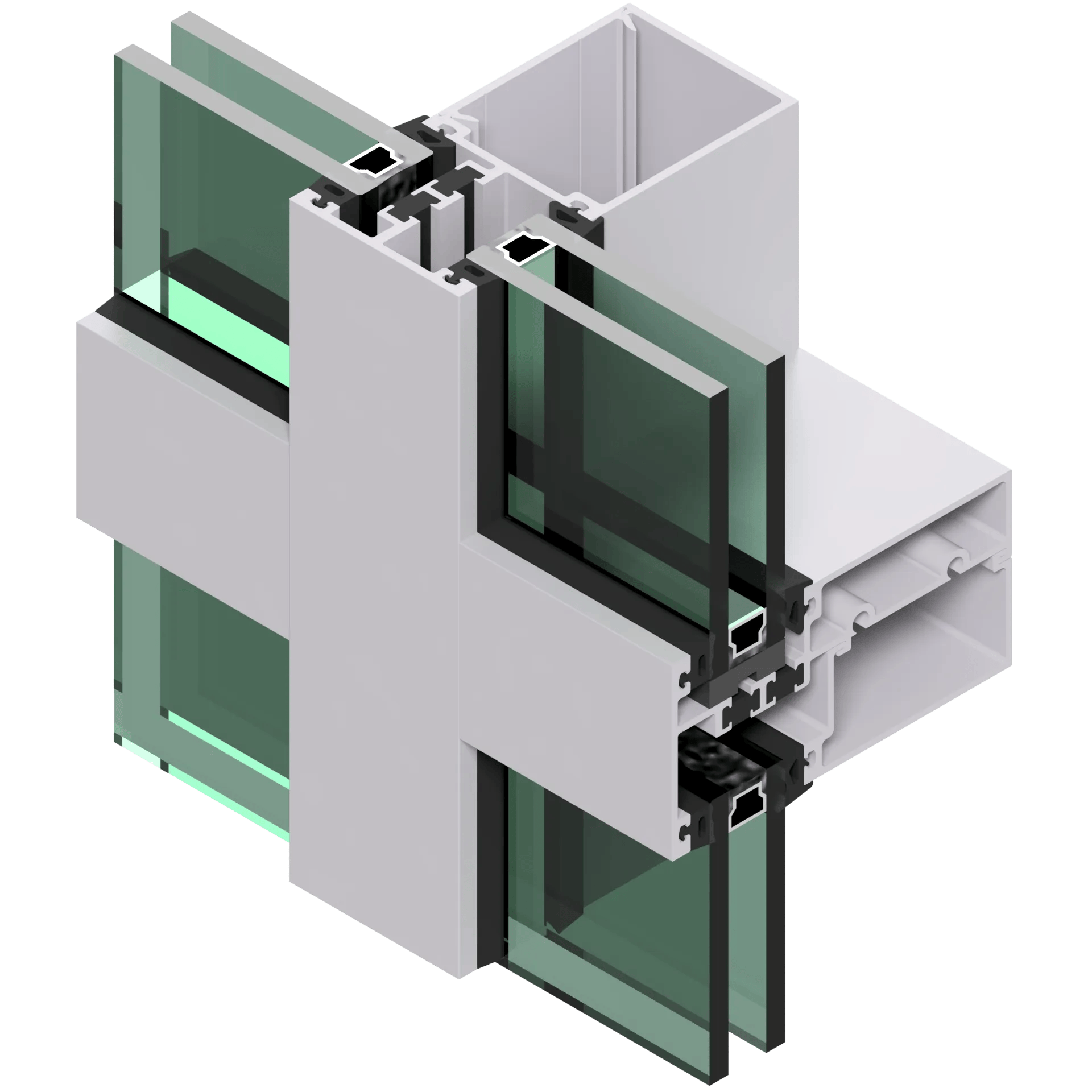 Tubelite 900RW Ribbon Window Rendering