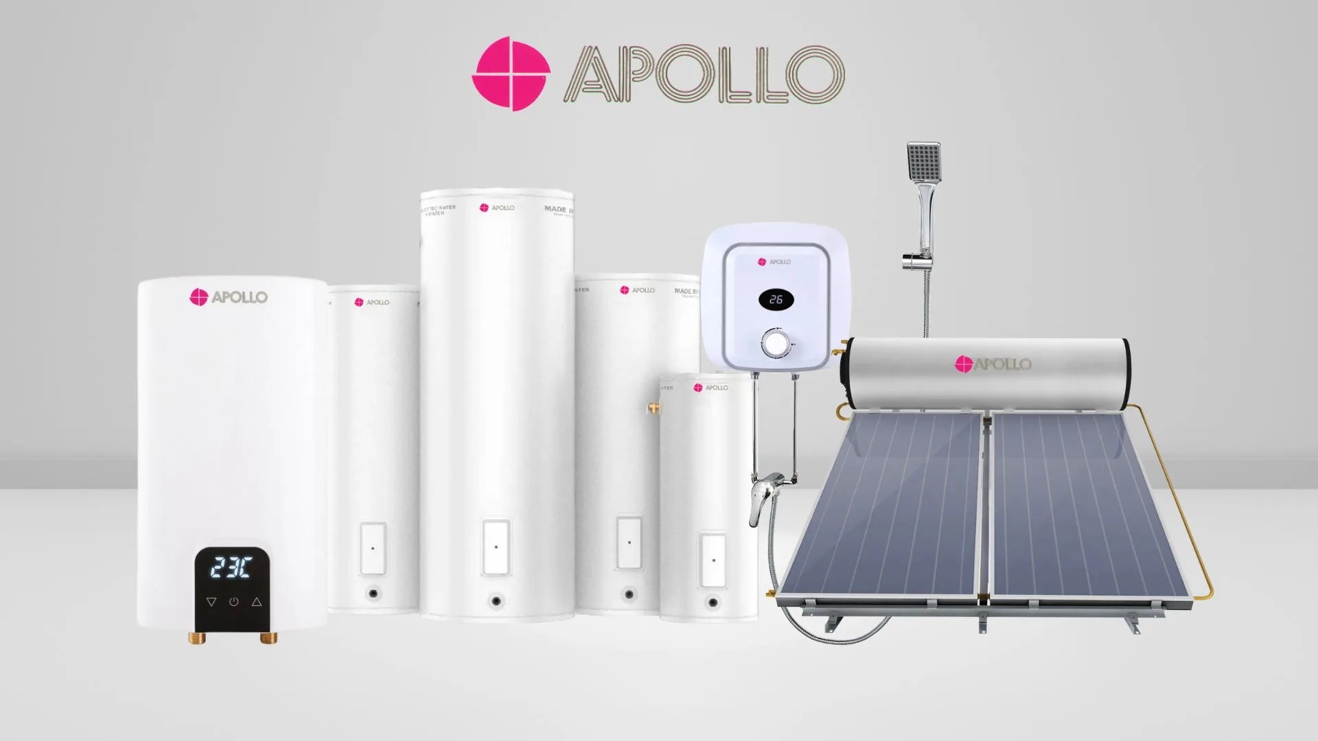 太陽神熱水器 太陽神熱水爐 Apollo Water Heater 太陽能熱水器 儲水式熱水器 即熱式熱水器 熱水爐