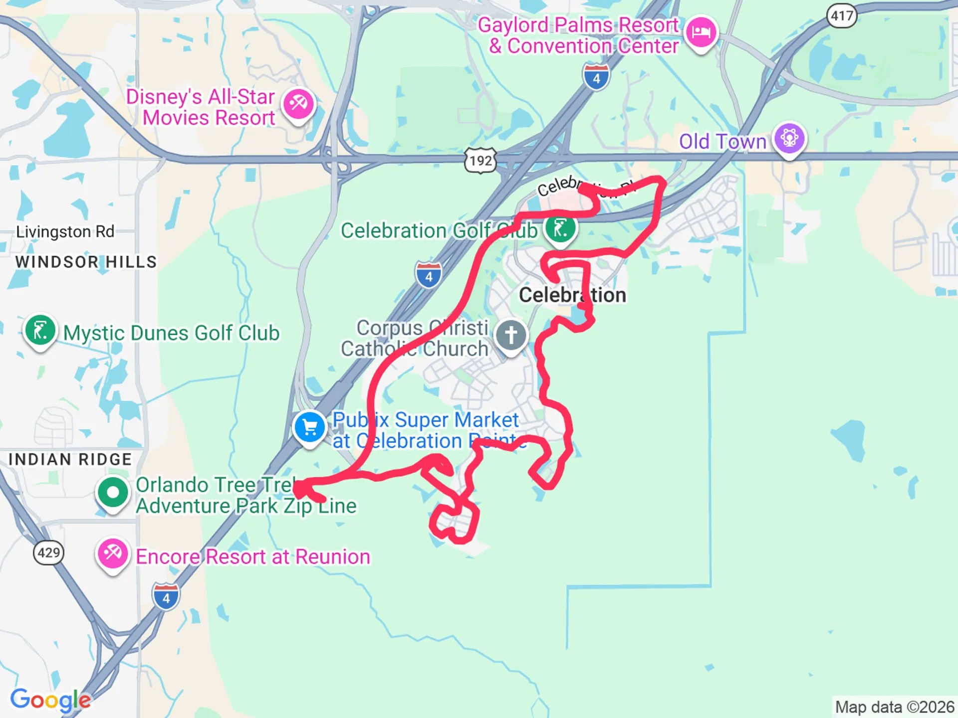 Celebration Half Marathon 2026 Race Info Course Results V O2 Celebration Half Marathon Map 2026 01 25.webp