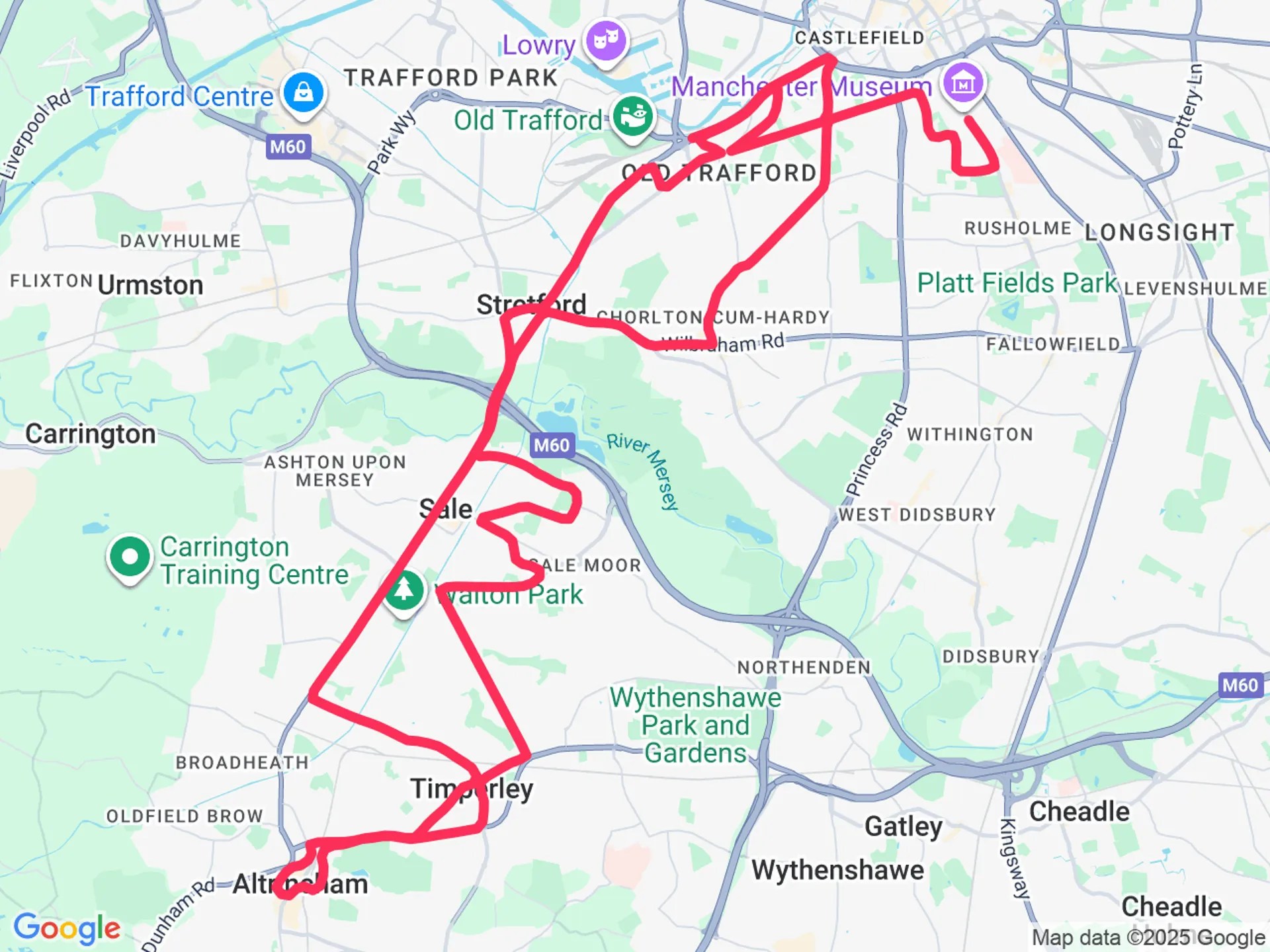 Manchester Marathon 2026 Race Info Course Results V O2 Manchester Marathon Map 2025 04 27.webp
