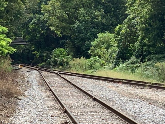 Clinchfield Railroad Mainline and 3Cs Mainline merge in Johnson City. 