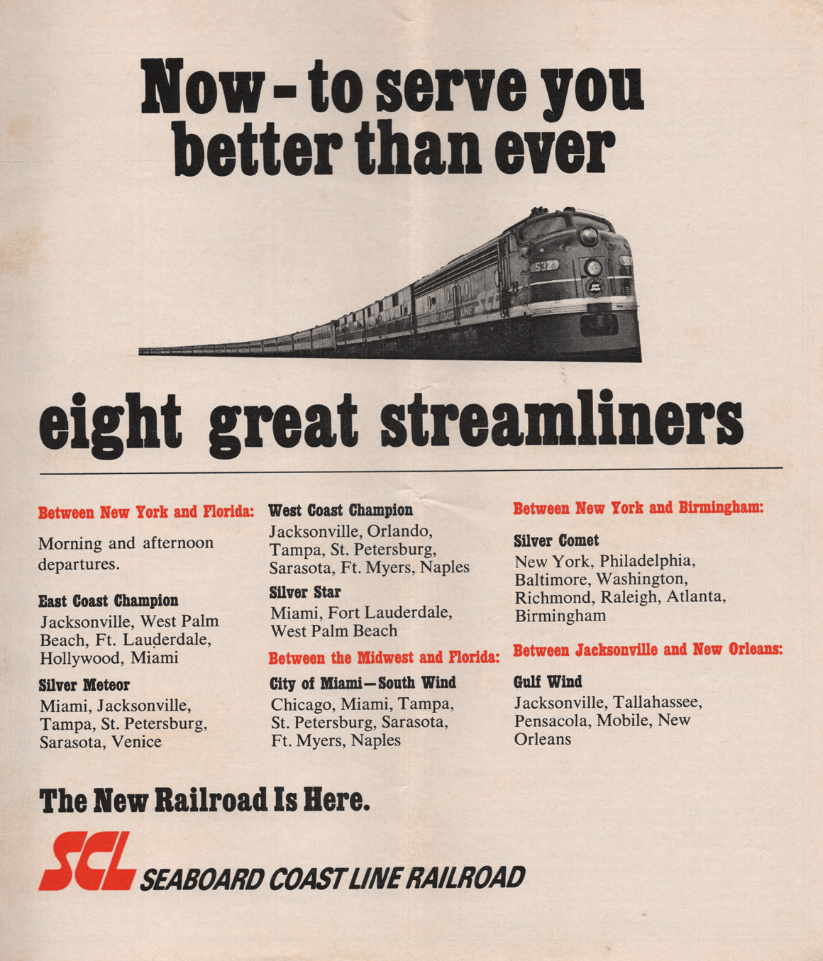Seaboard Coast Line Passenger Trains
