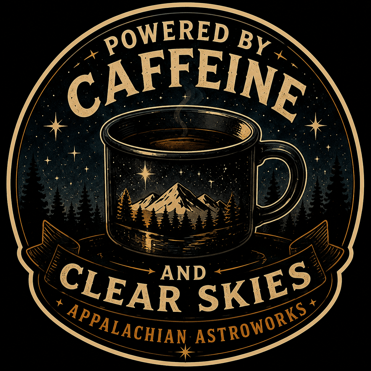 Powered by Caffeine Sticker