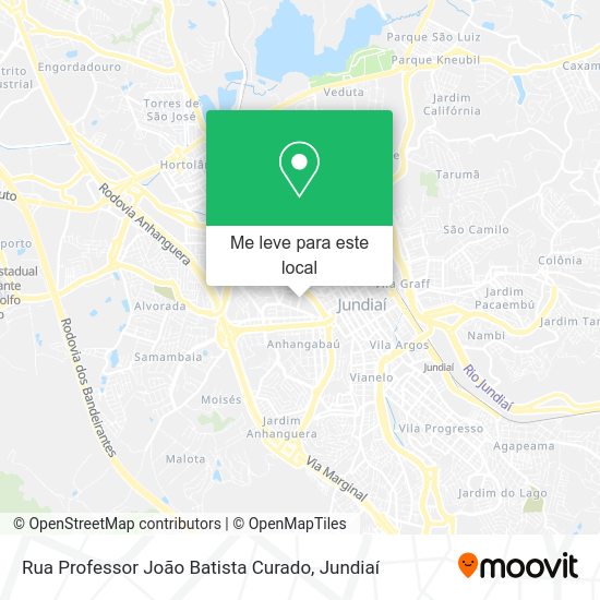 Como Chegar Ate Rua Professor Joao Batista Curado Em Jundiai De Onibus Ou Trem
