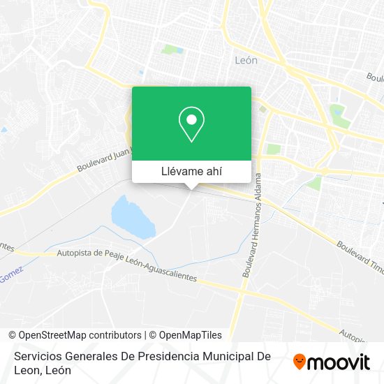 Algunas direcciones que pueden ser de utilidad durante tu viaje: CÃ³mo llegar a Servicios Generales De Presidencia Municipal