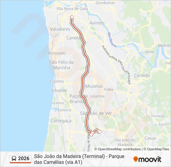 2026 Route Schedules Stops Maps Santa Maria Da Feira C D
