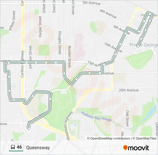46 Route Schedules Stops Maps Queensway To Downtown Updated