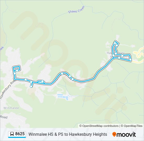 8625 Route Schedules Stops Maps Winmalee High School Updated 3499842 