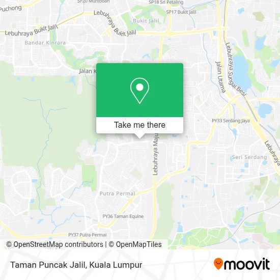How To Get To Taman Puncak Jalil In Seri Kembangan By Bus Or MRT LRT