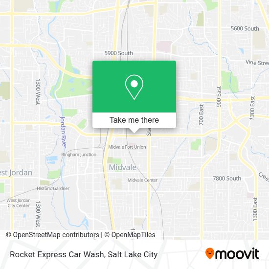 how to get to rocket express car wash in midvale by bus or light rail on rocket express car wash midvale