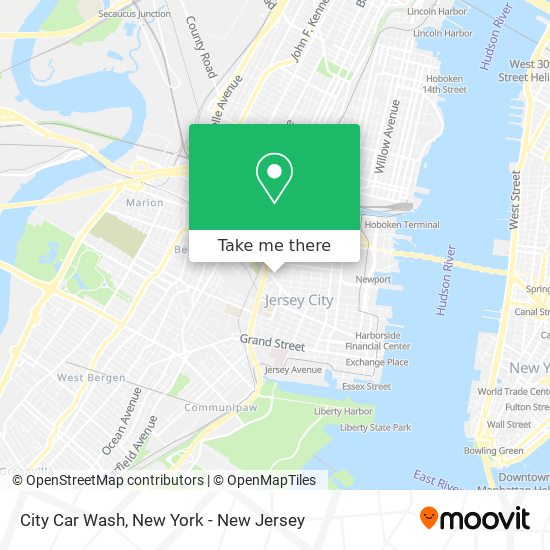 how to get to city car wash in jersey city nj by bus train or subway on car wash central ave white plains